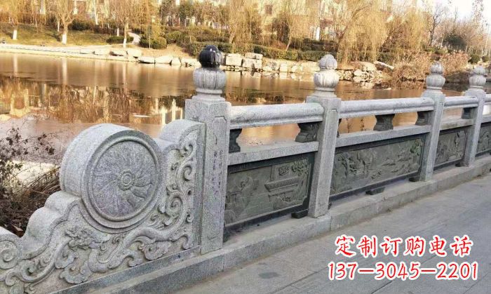 宁德园林景观大理石栏板石雕 (10)