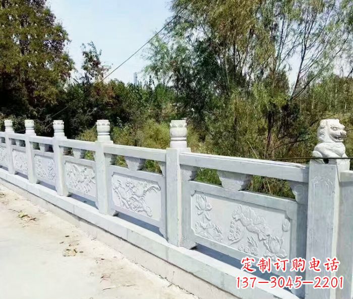 宁德园林景观大理石栏板石雕_1