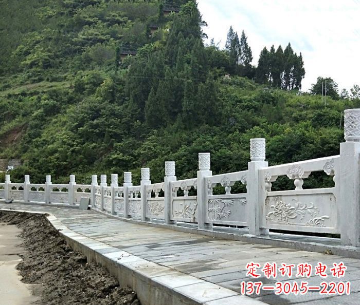 宁德园林景观大理石栏板石雕_2