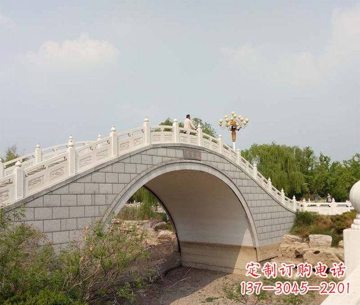 宁德园林景观大理石桥栏板石雕 (6)