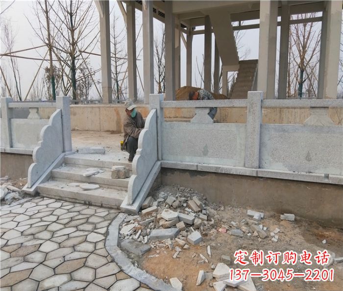 宁德园林景观大理石桥栏板石雕_2 (2)