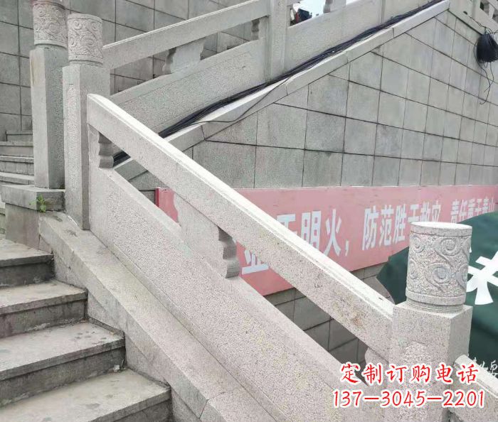 宁德园林景观大理石桥栏板石雕_1 (2)