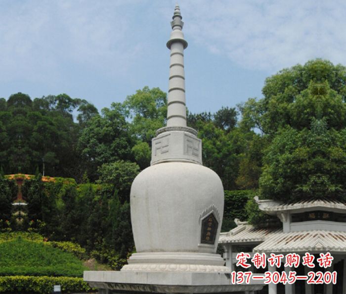 宁德园林景观大理石舍利塔石雕