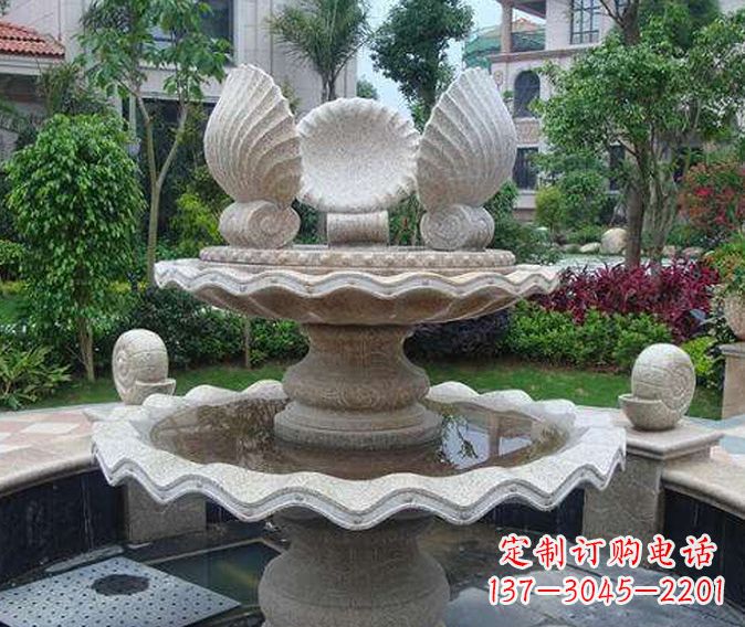 宁德园林景观多层喷泉石雕