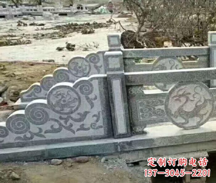 宁德园林景观仿古石雕栏板 (10)