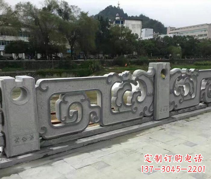 宁德园林景观仿古石雕栏板_1