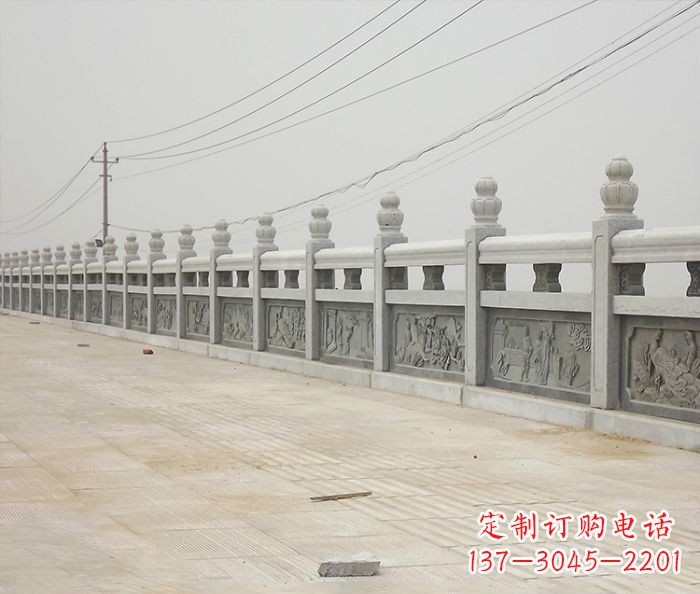 宁德园林景观仿古石雕栏板_2