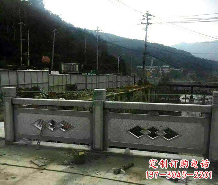 宁德园林景观仿古石浮雕栏板 (2)
