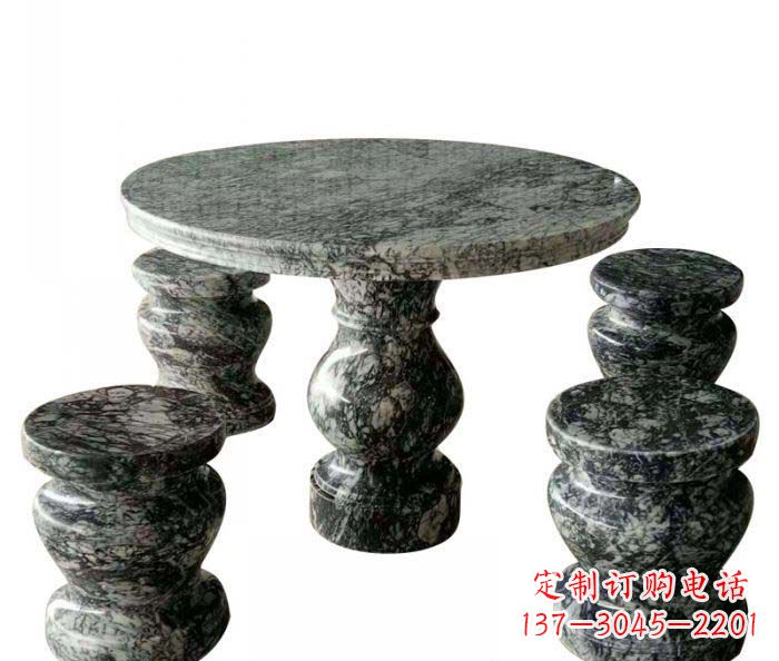 宁德园林景观圆形石桌凳