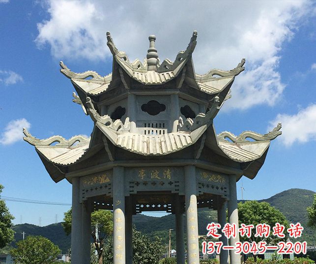 宁德园林凉亭景观石雕