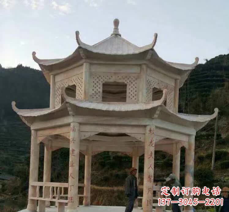 宁德园林石雕凉亭