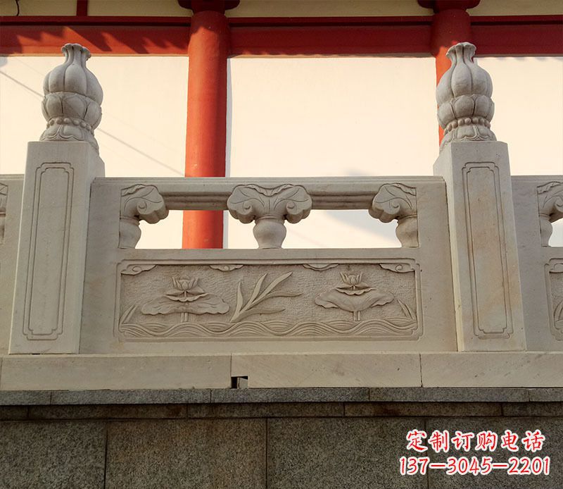 宁德园林石浮雕栏板景观石雕 (2)