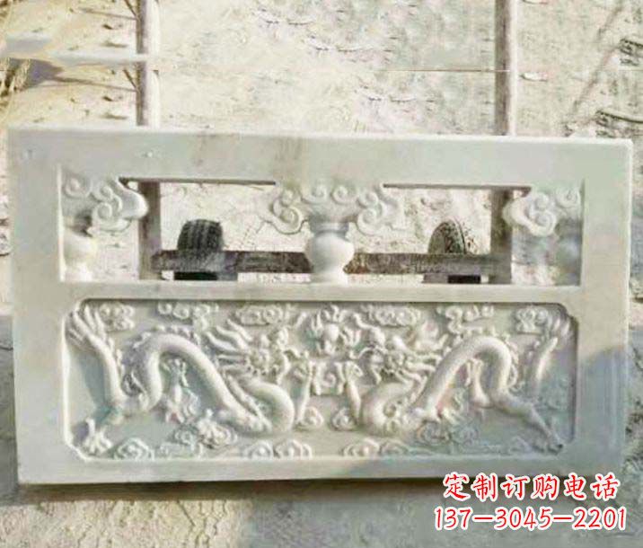 宁德园林石浮雕栏板景观石雕