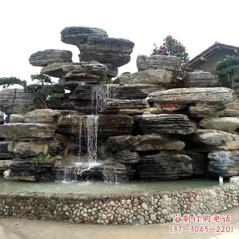 宁德园林塑石假山流水