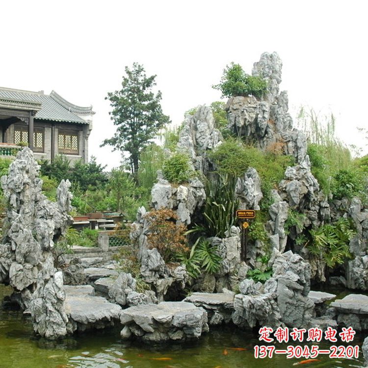 宁德园林庭院奇石假山
