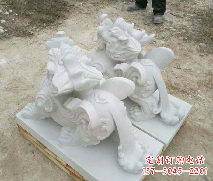 宁德招财进宝立式貔貅门口石雕