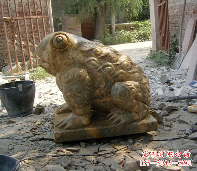 宁德招财青蛙石雕