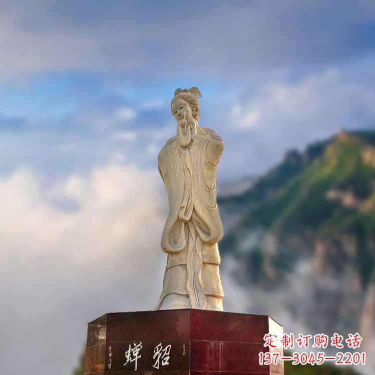 宁德中国古代四大美女之貂蝉景观石雕