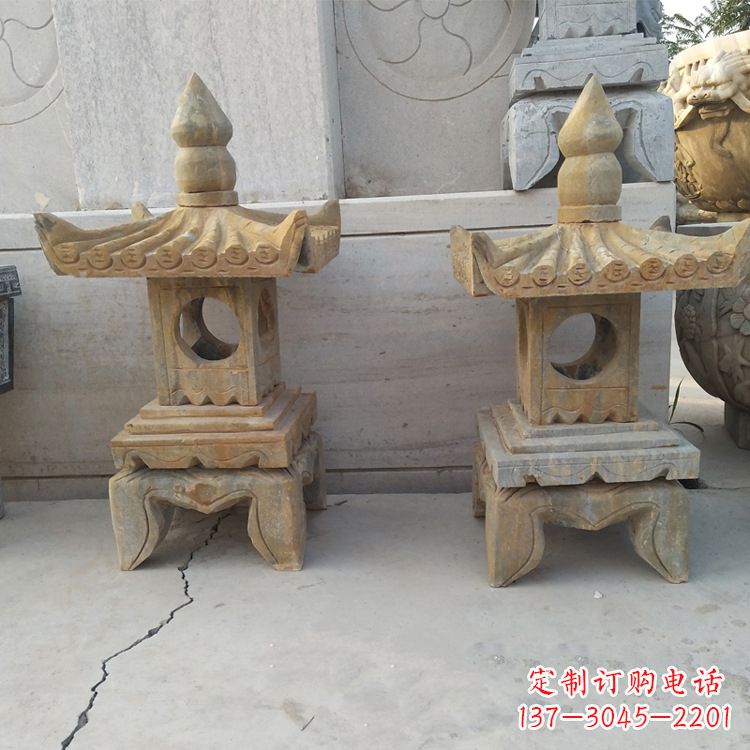 宁德中式仿古低墩石灯笼