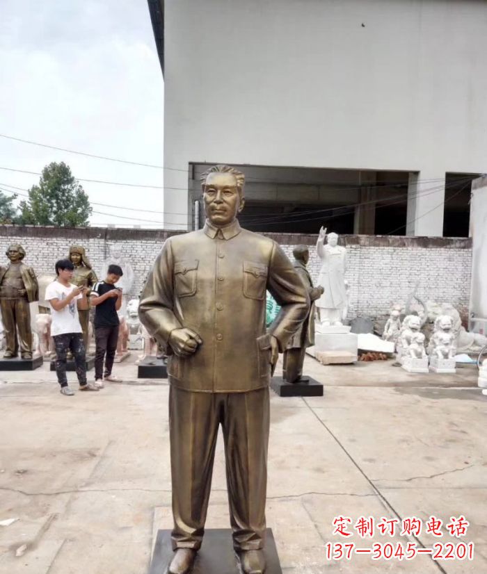 宁德周恩来铜雕 (3)