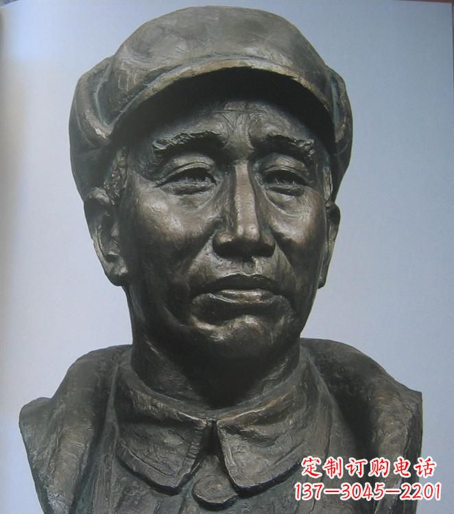 宁德朱德胸像铜雕