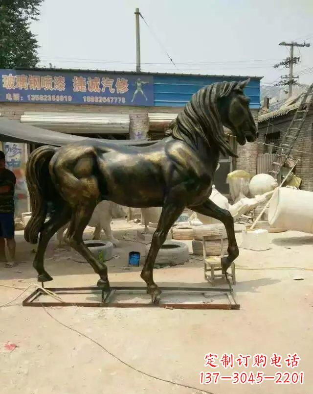 宁德铸铜马雕塑