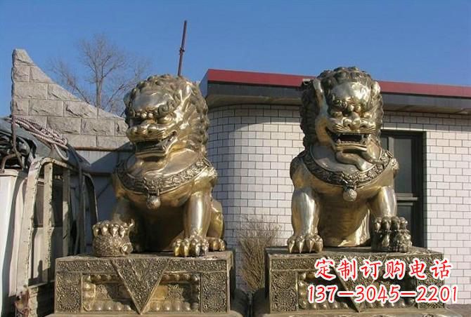 宁德铸铜狮子雕塑