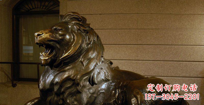 宁德铸铜狮子铜雕 (2)